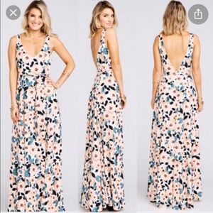 Jenn Maxi Dress in Steel Magnolia